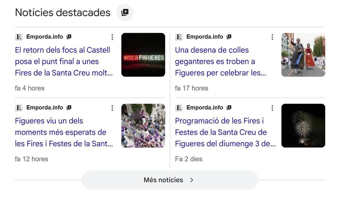 Destacats al cercador.