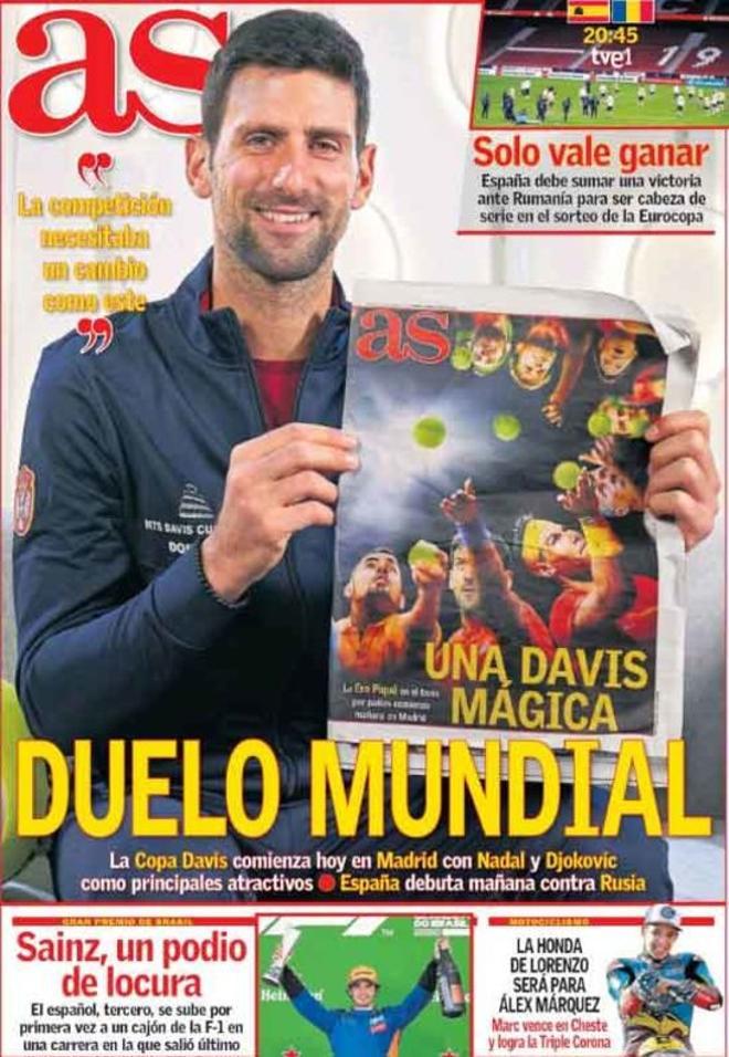 Las portadas del día en la prensa deportiva