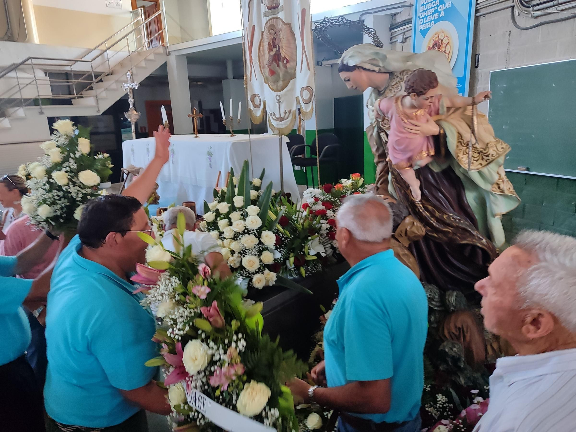 Devoción en Bueu por la Reina de los Mares