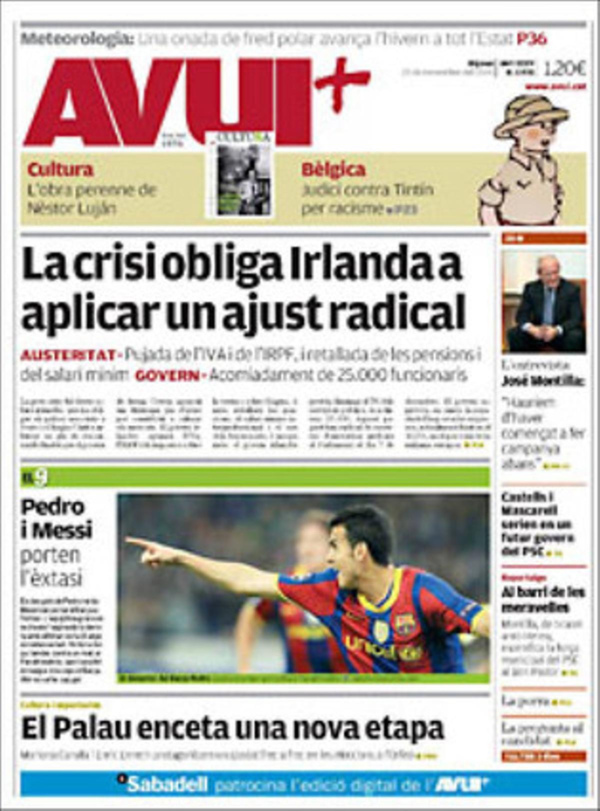 ’Avui’ també destaca a dins que els veïns trenquen el consens i s’oposen a la instal·lació de la gossera municipal a Montjuïc.