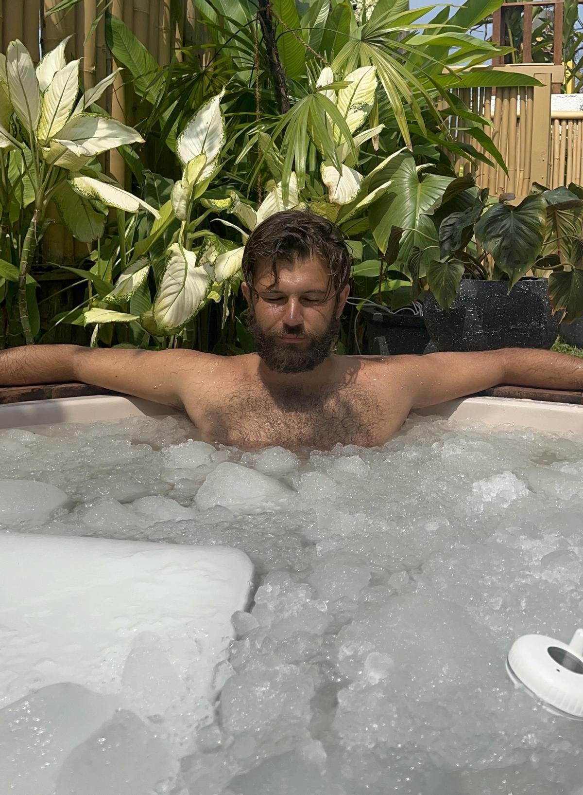 Lluís Amengual Crespí kann sich mittlerweile im Eisbad entspannen.