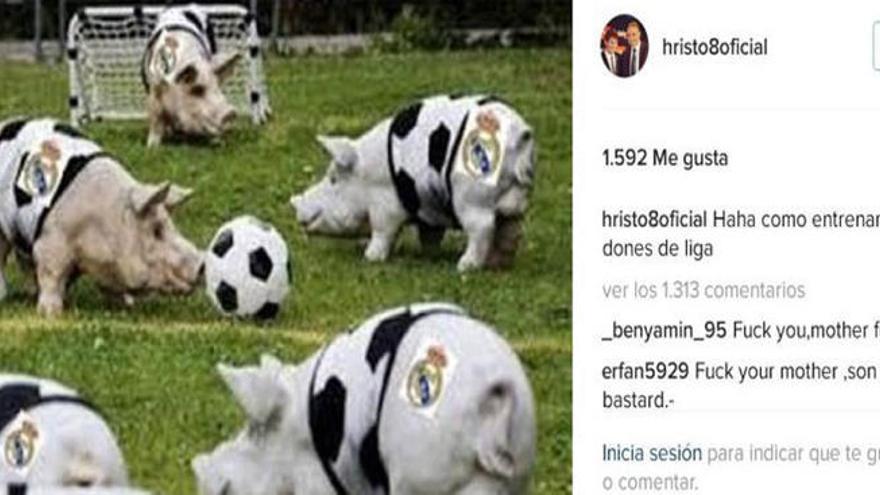 El mensaje de Stoichkov en Instagram