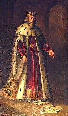 Pedro IV de Aragón, padre de Juan I, quien le desobedeció con su último matrimonio.