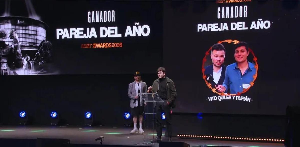 Entrega de premios Army Awards 2026.