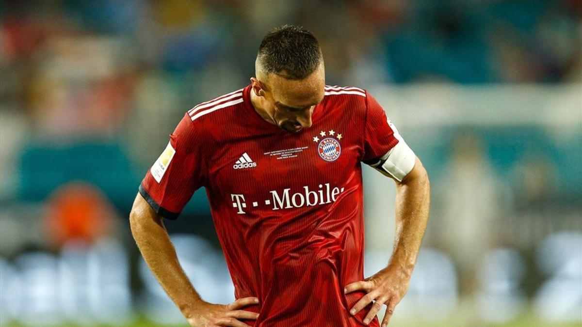 La temporada de Ribery en el Bayern es cuando menos decepcionante