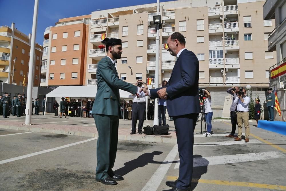 Misa y acto castrense en el cuertel de la Compañía de la Guardia Civil de Torrevieja y la Vega Baja el día de la Virgen del Pilar