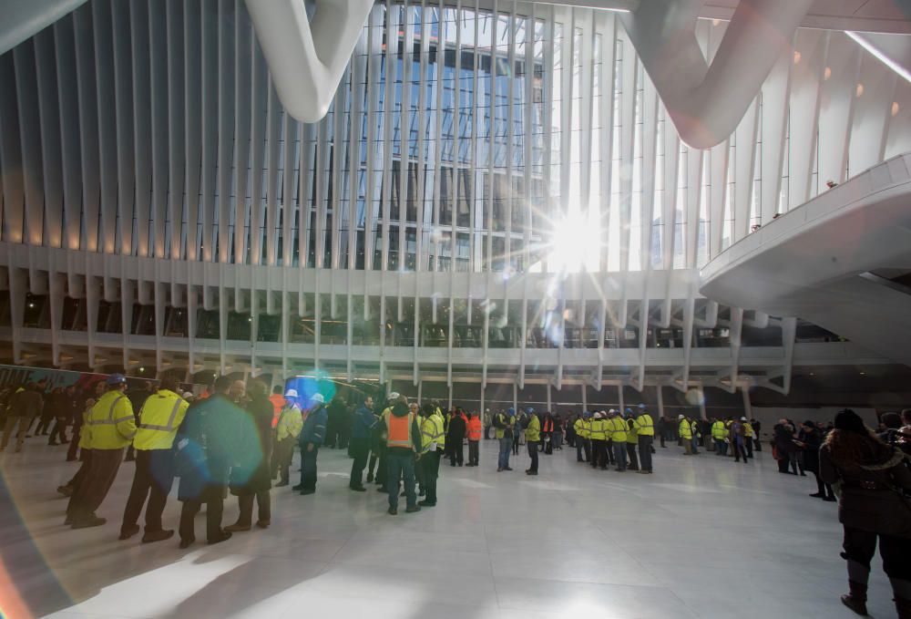 Calatrava "satisfecho" con la nueva estación de Nueva York