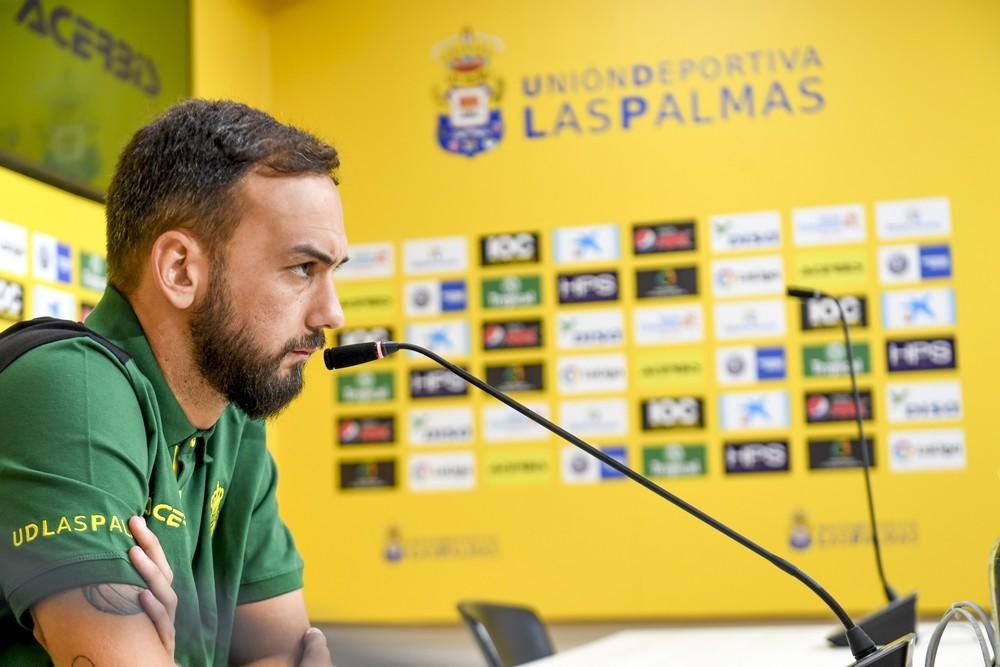 Rueda de prensa de Deivid, de la UD Las Palmas