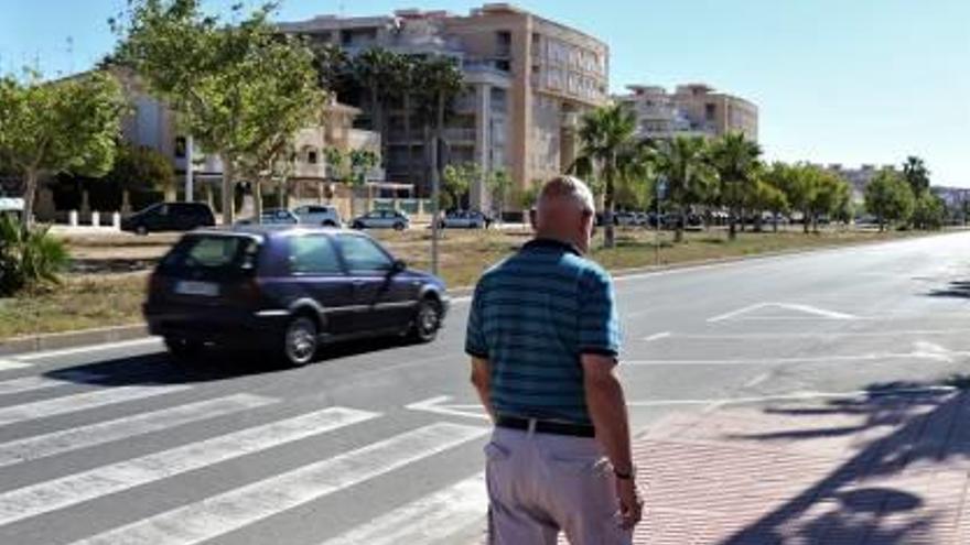 Santa Pola pide una subvención a la Diputación para reactivar las obras en la avenida de Salamanca