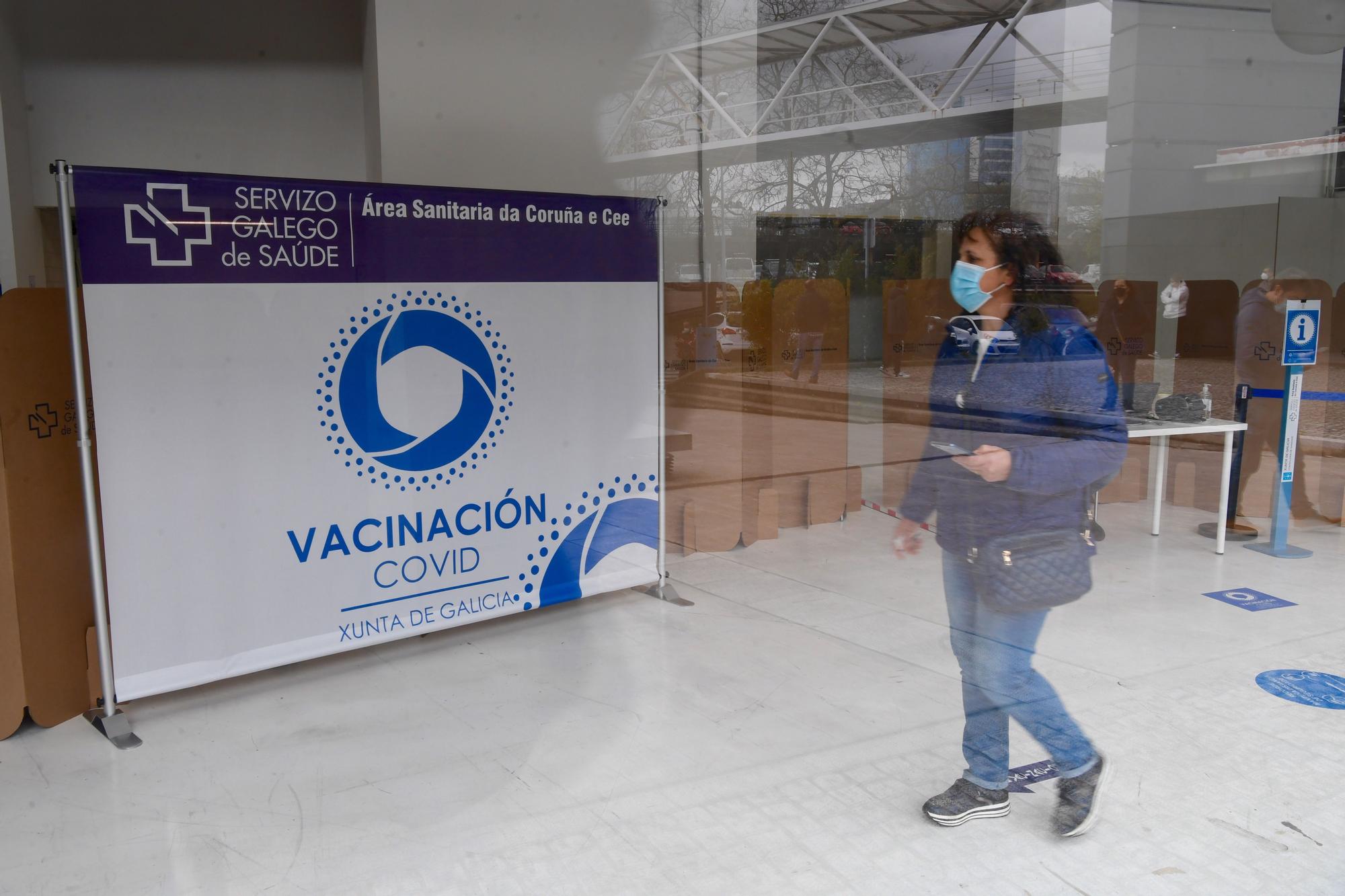 Vacunación masiva en Expocoruña