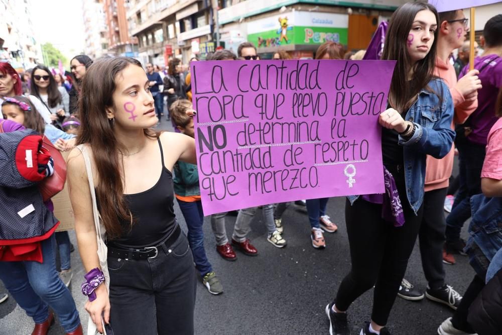 8M en Murcia: Manifestación de la mañana