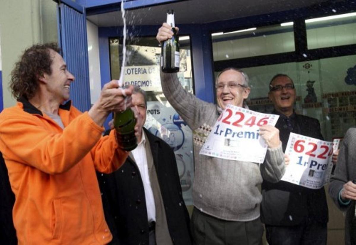 UNA SERIE DEL "GORDO" VENDIDA EN LA CALLE PUJADES DE BARCELONA