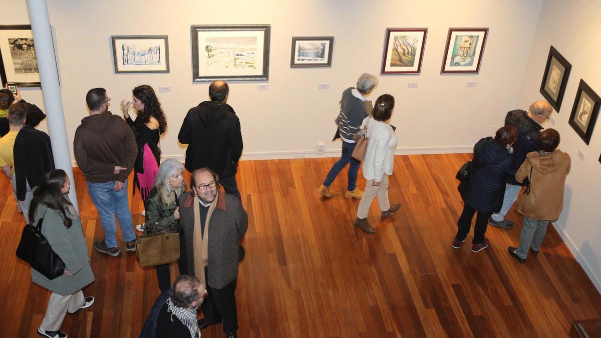 Exposición de Siro López en el Quiosco Alfonso.