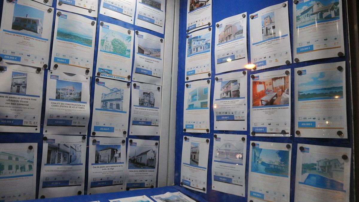 Carteles de venta de viviendas