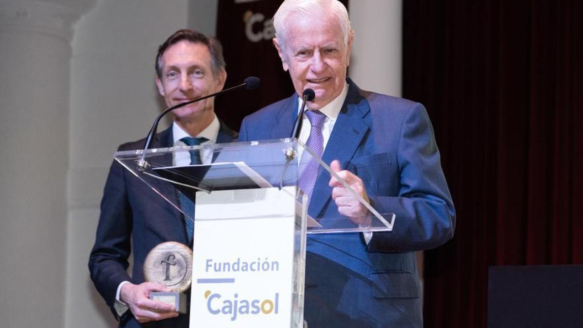 El presidente honorífico de Sando, José Luis Sánchez Domínguez.