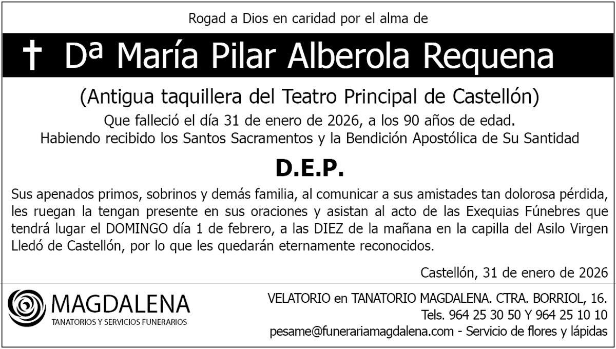 Dª María Pilar Alberola Requena