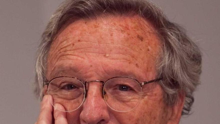 Rafael Moneo, ayer, durante la rueda de prensa.