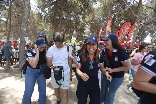 Las Paellas de Hogueras celebradas en el parque Lo Morant