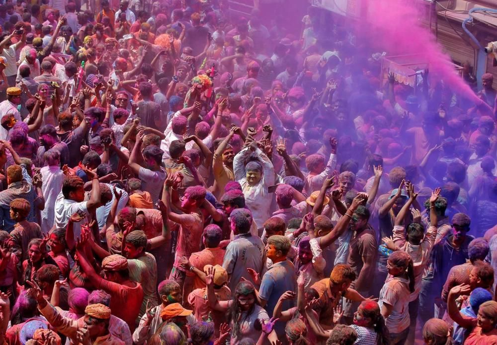 Holi, el festival dels colors, a Kathmandu