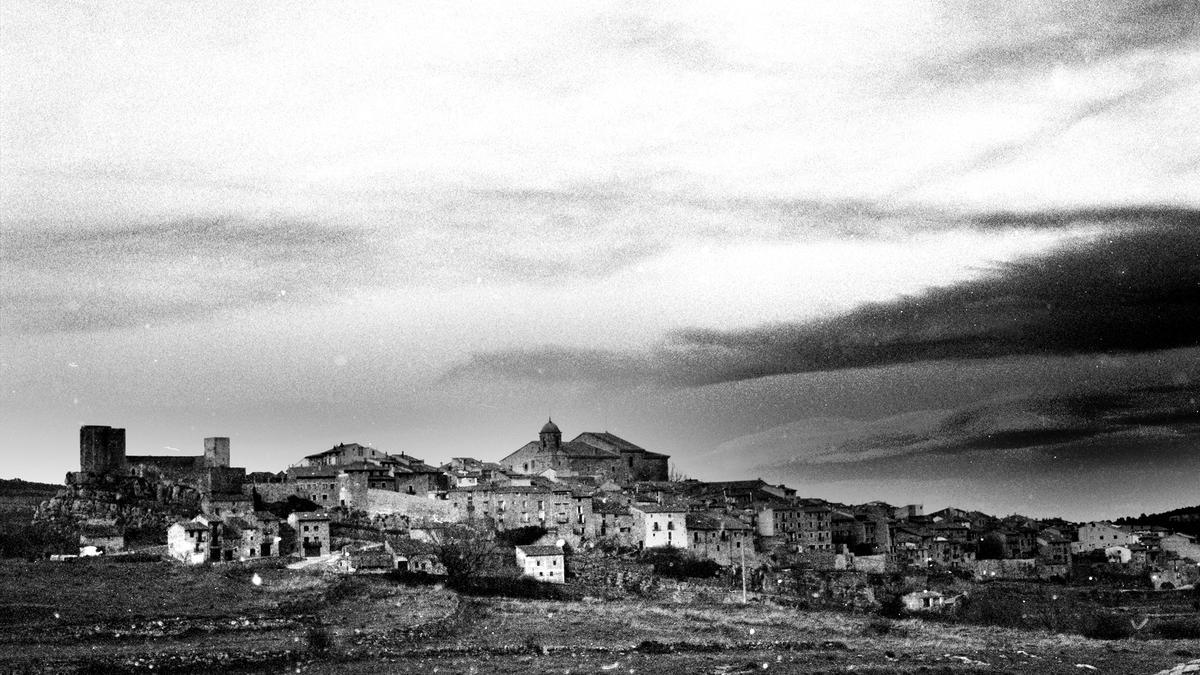 Atardecer en Puertomingalvo (Teruel).