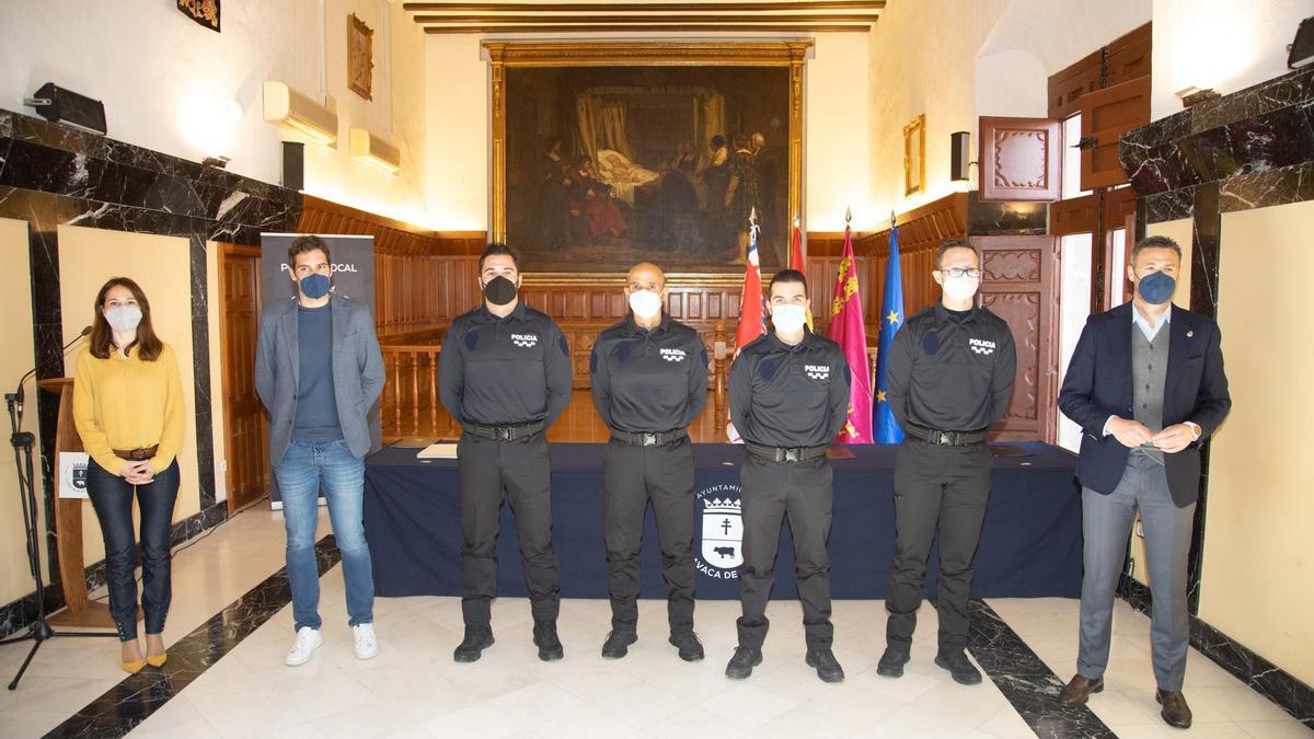 Toma de posesión de cuatro nuevos agentes