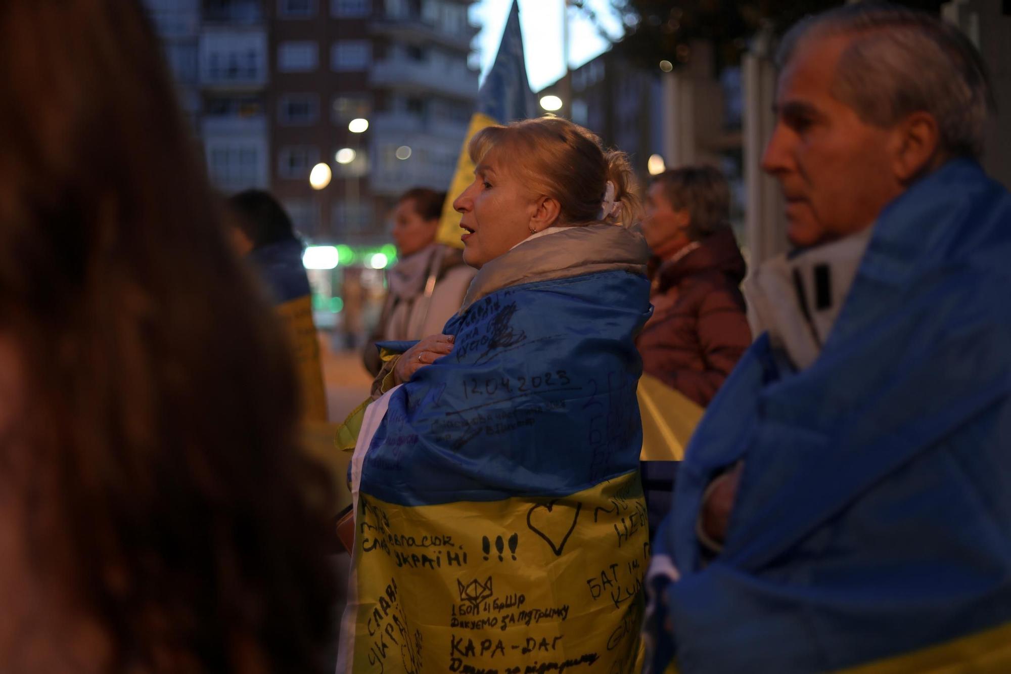 FOTOS: La Región sale a la calle en el segundo aniversario de la invasión de Rusia a Ucrania.