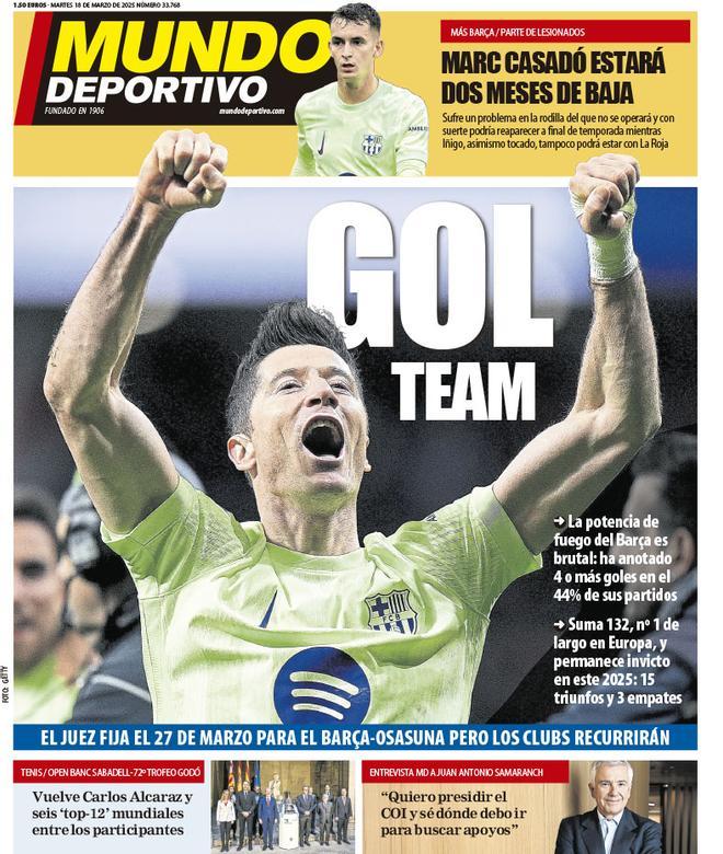Las portadas de la prensa deportiva de hoy