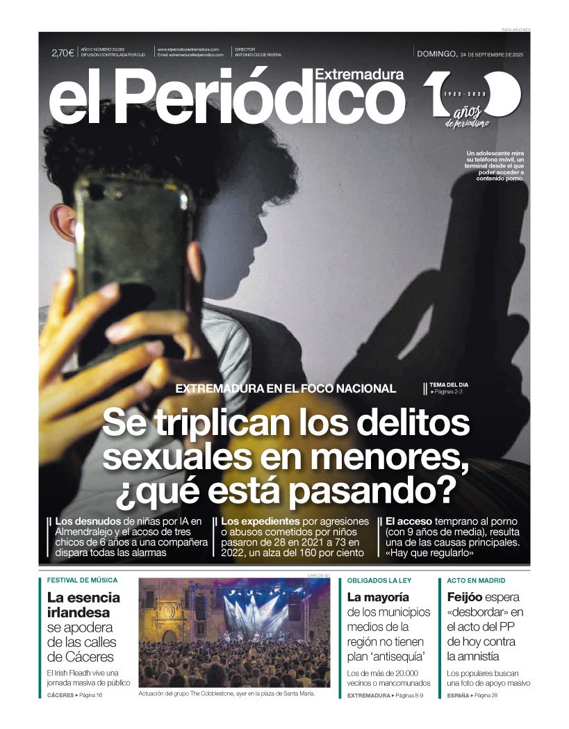 Consulta la portada correspondiente al día 24 de septiembre de 2023
