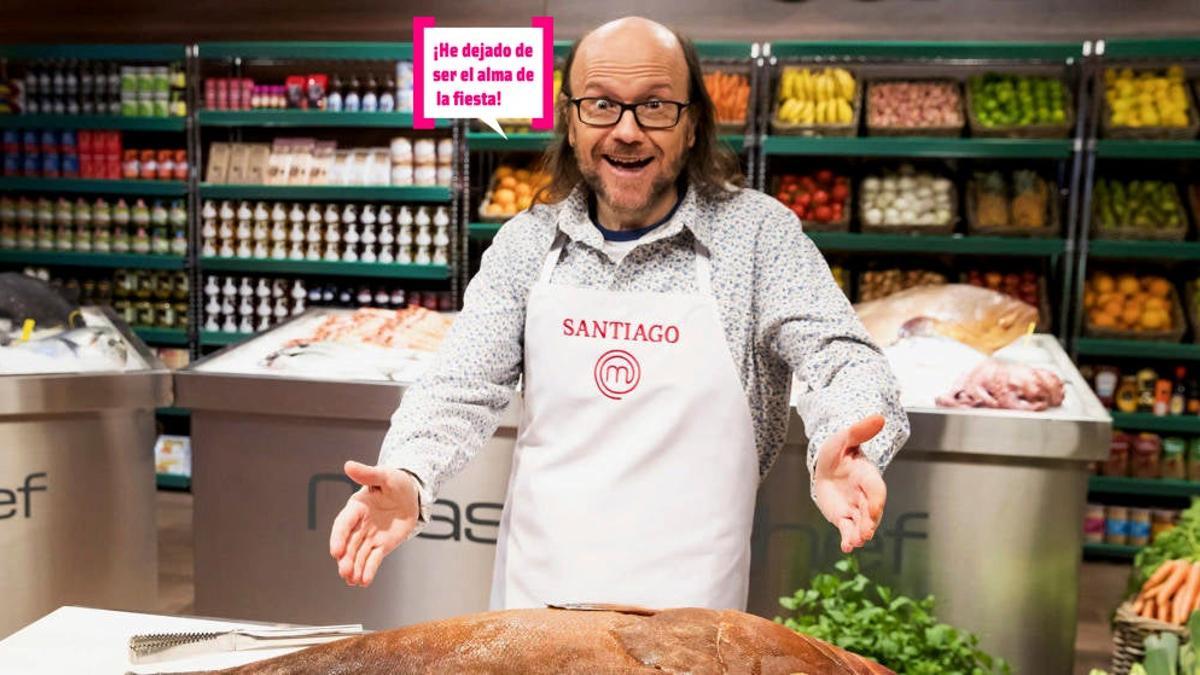 Santiago Segura no es el alma de la fiesta en Masterchef