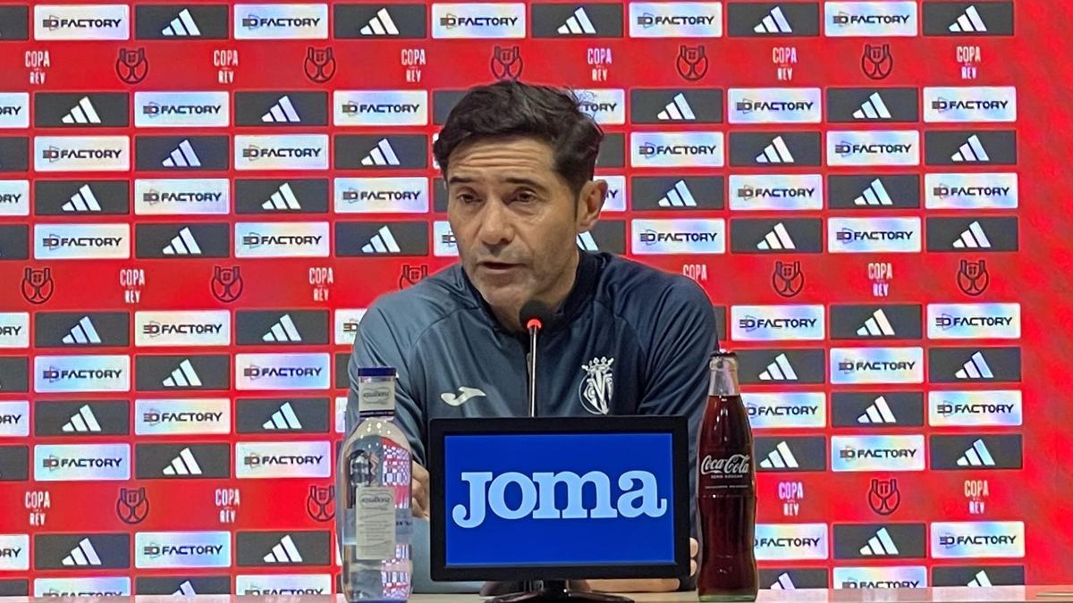 Marcelino García toral, durante la rueda de prensa de este viernes previa al partido ante el Unionistas de Salamanca.