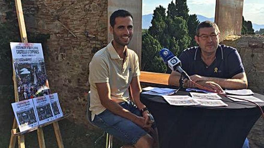 La presentació de la festa, ahir al matí.