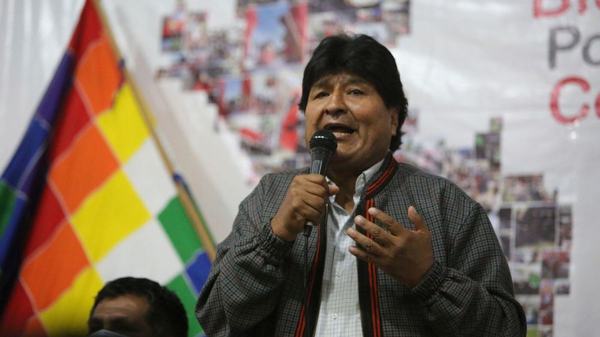 Evo Morales, expresidente de Bolivia.