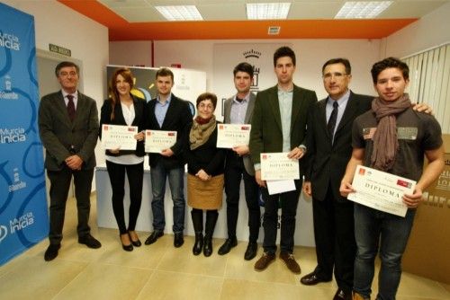 Entrega de los premios Cátedra de Emprendedores de la UMU en el CIM-M