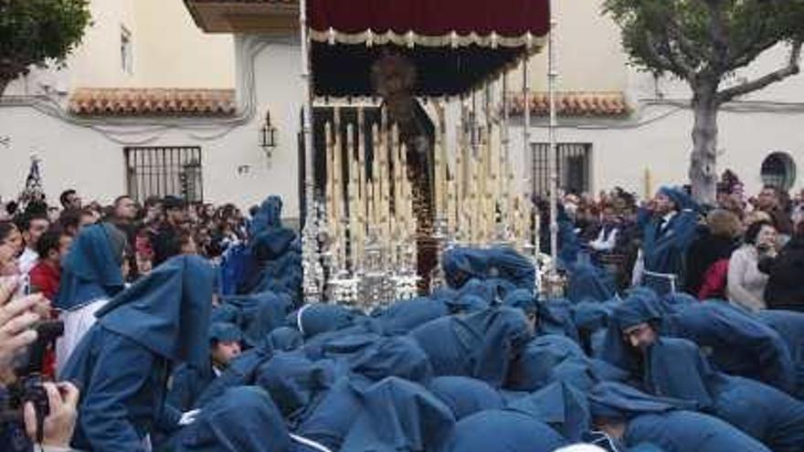 Una imagen de la Virgen Mediadora de la Salvación el pasado Viernes de Dolores.