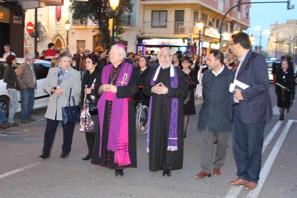 Procesión de la Solidaridad de la Hermandad de las Angustias.