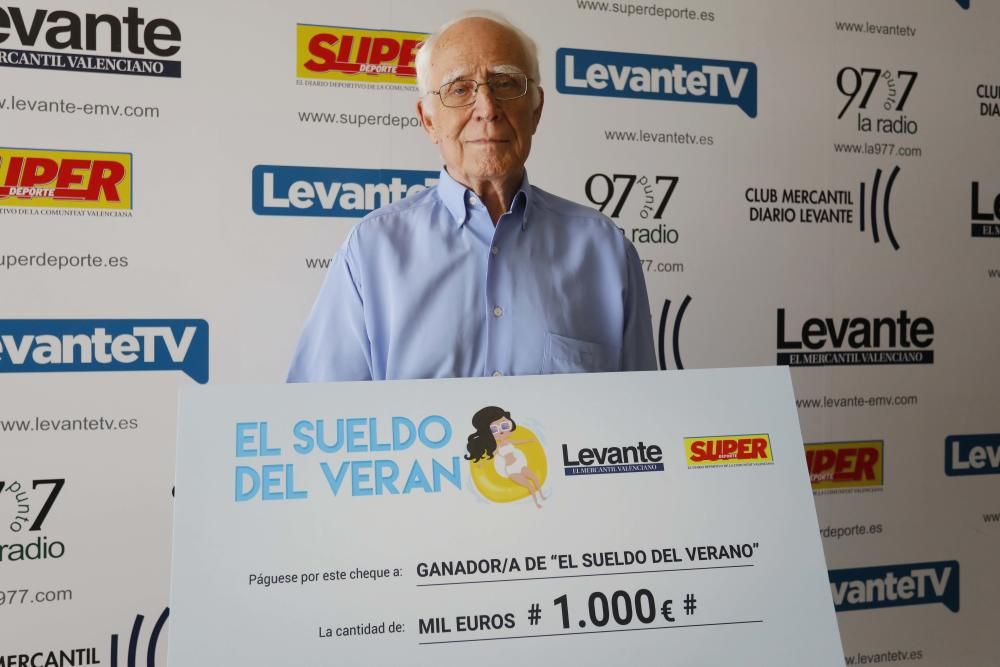 Premiados con el 'Sueldo del verano' de Levante-EMV