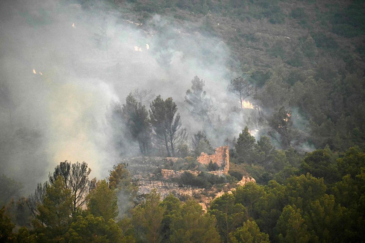 Devastador incendio en el suroeste de Francia
