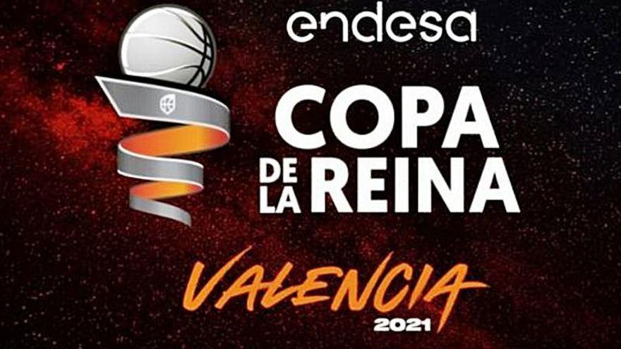 Cartel oficial de Valencia, sede de la Copa de la Reina en marzo