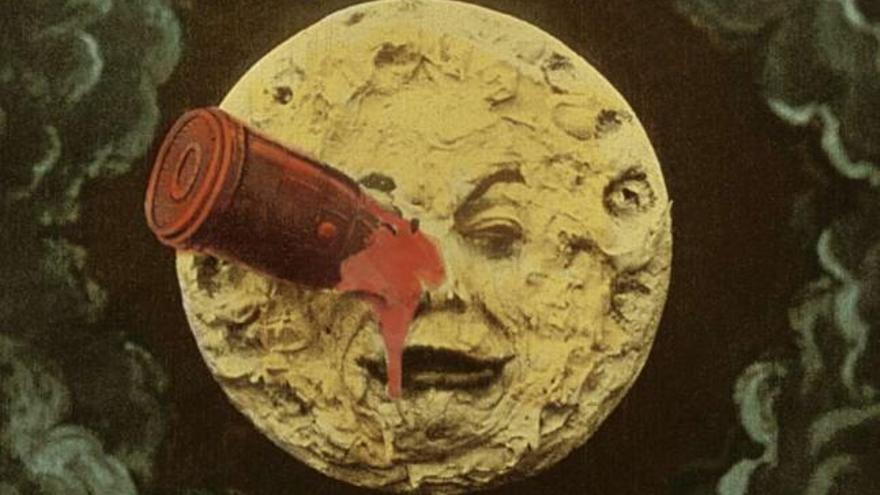 Fotograma restaurado de &#039;Viaje a la Luna&#039;, de Georges Méliès. / la opinión