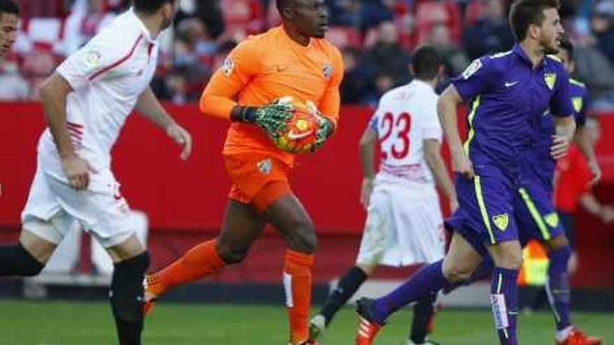 Carlos Kameni es el portero titular e indiscutible del Málaga CF.