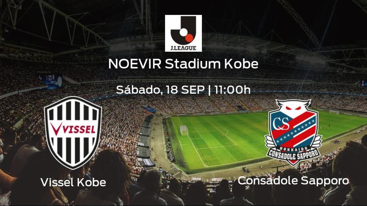 Previa del partido: Vissel Kobe - Consadole Sapporo