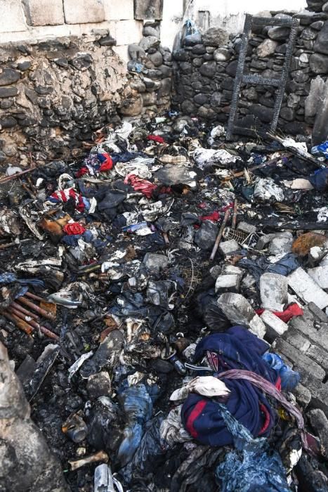 SUCESOS. MARZAGAN. LAS PALMAS DE GRAN CANARIA. Incendio y posterior fallecimiento de un hombre en una infravivienda de el Barrio de Marzagan.  | 26/03/2019 | Fotógrafo: Juan Carlos Castro