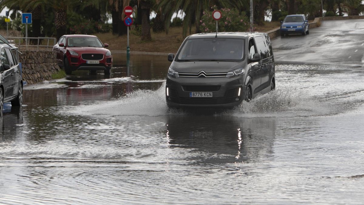 Intensa lluvia en Sagunt