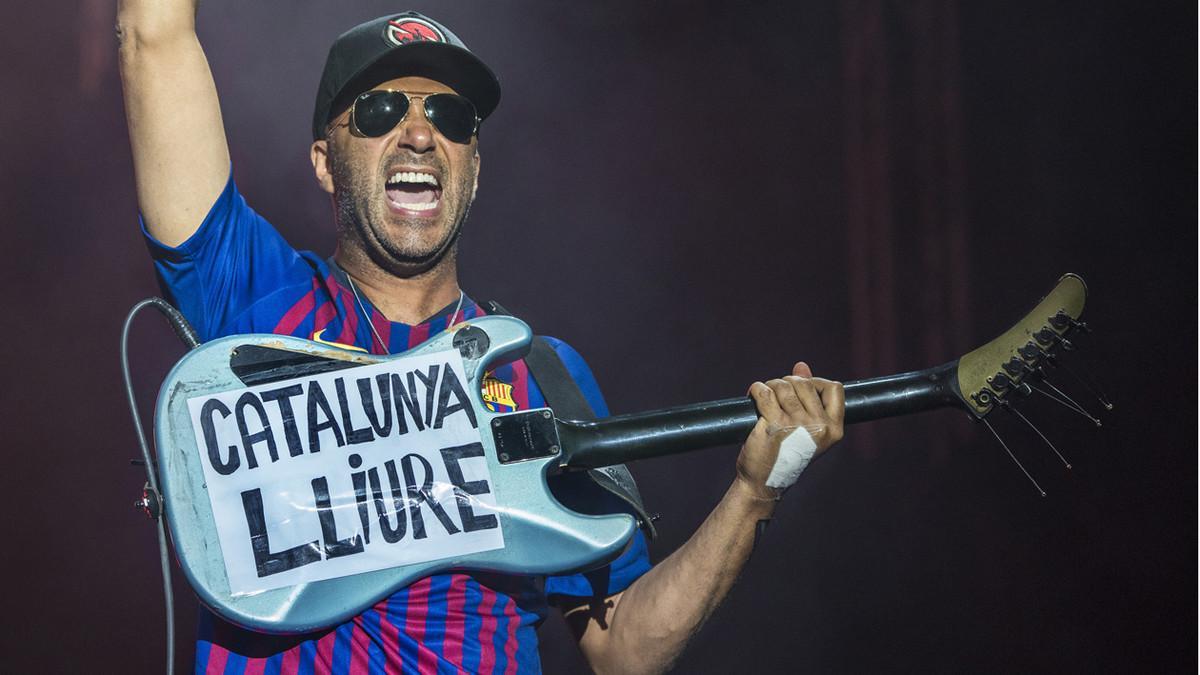 El guitarrista Tom Morello, en el cconcierto de Prophets of Rage en el Cruïlla