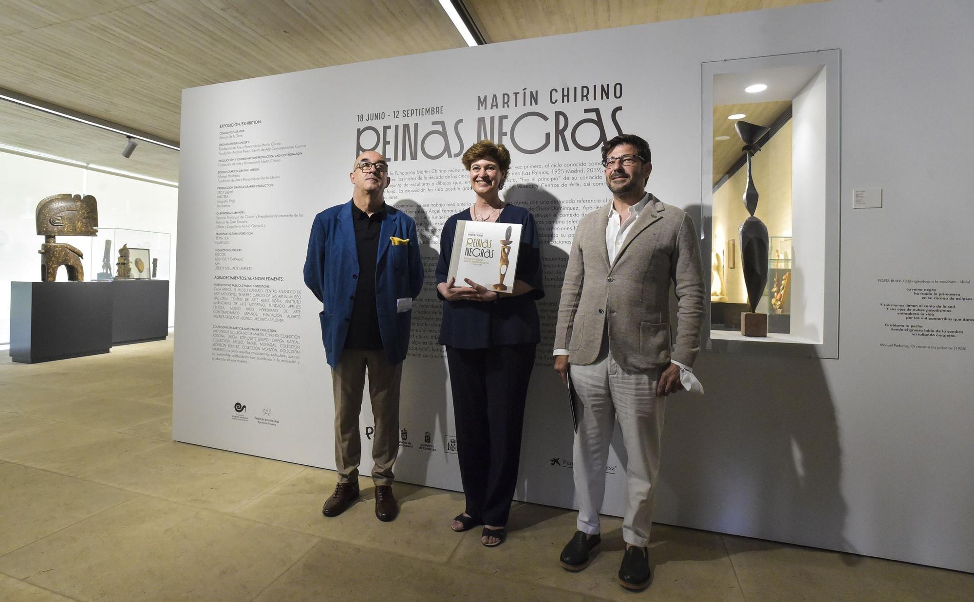 Inauguración de la exposición 'Martín Chirino. Reinas Negras'.