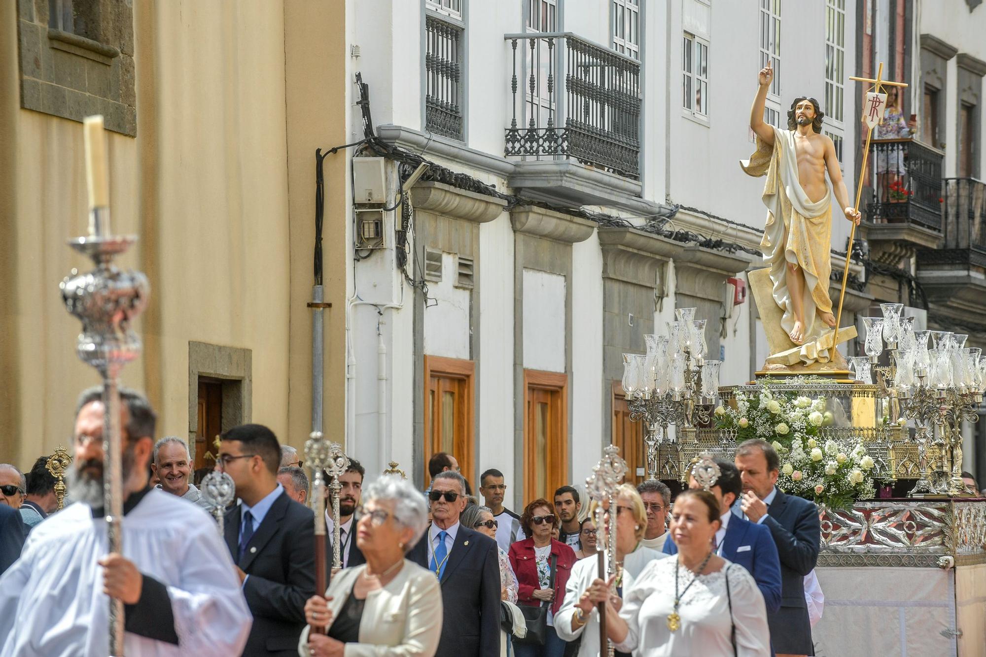 Procesion del Cristo Resucitado en la iglesia de Santo Domingo