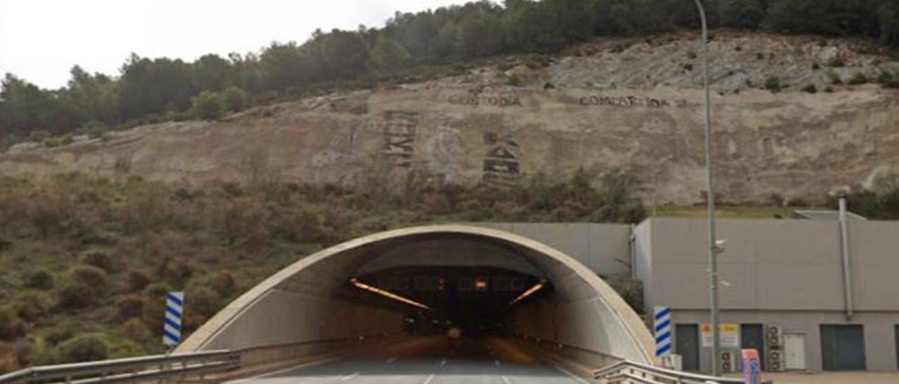 Imagen del túnel de Churriana.