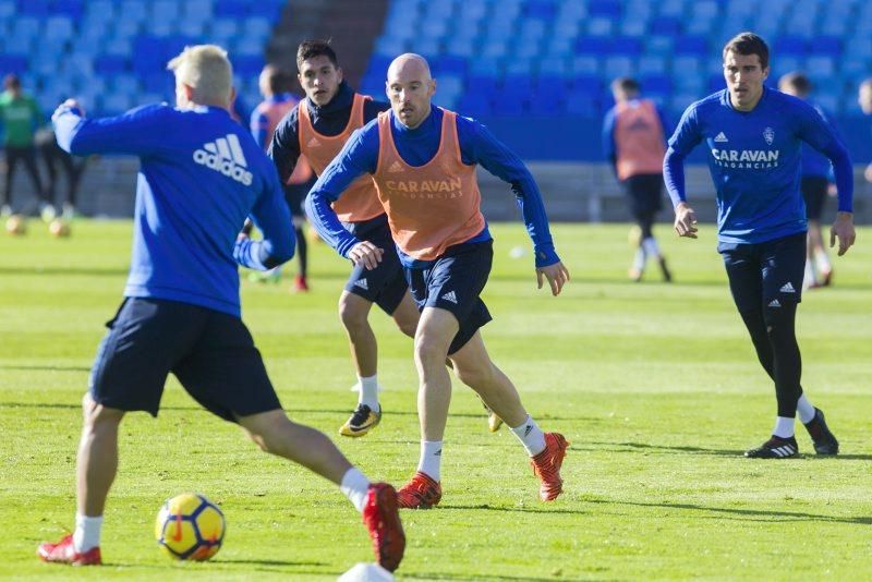 Entrenamiento de puertas abiertas del Real Zaragoza