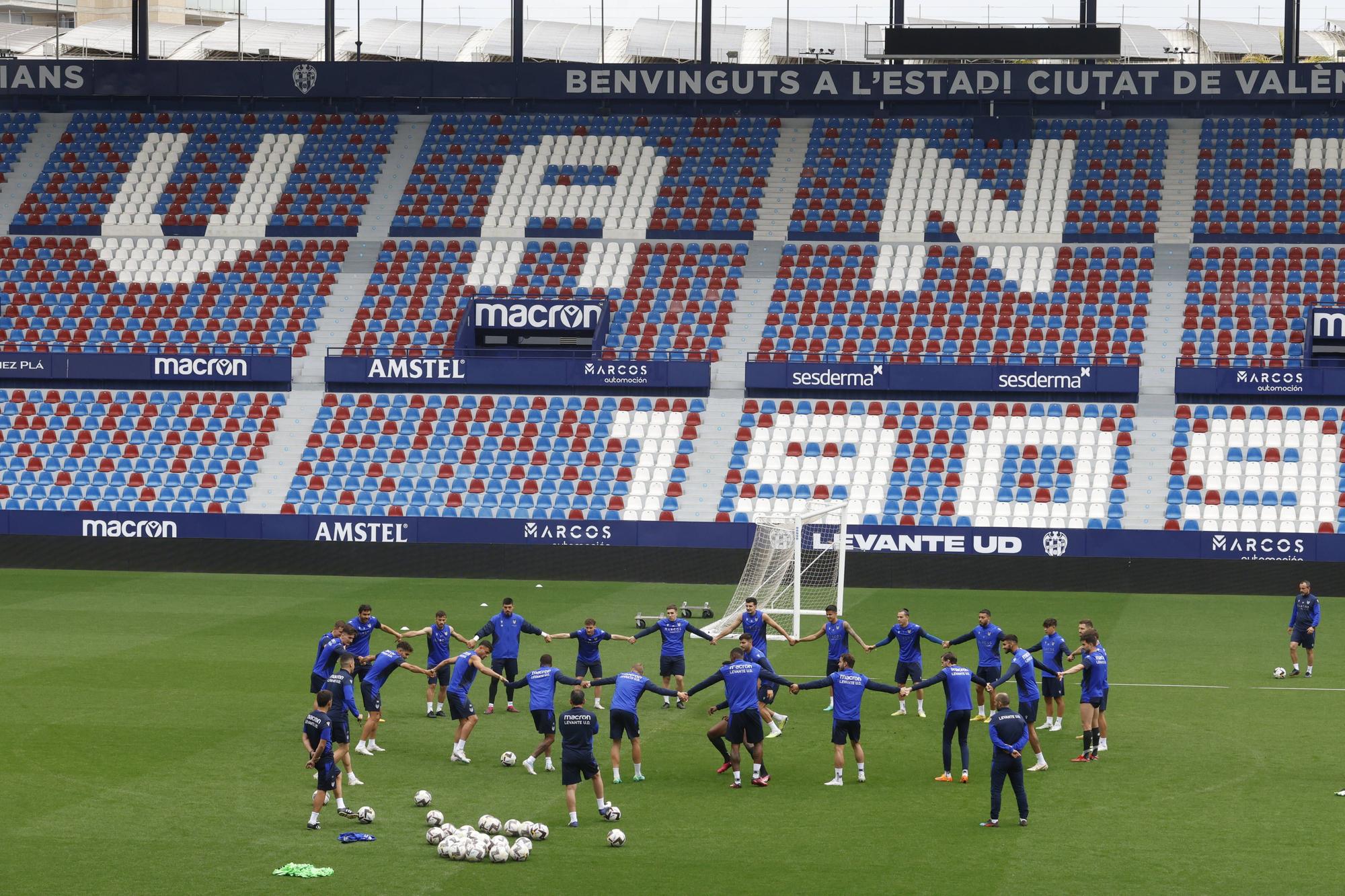 Asi ha sido el último entreno del Levante antes del Oviedo