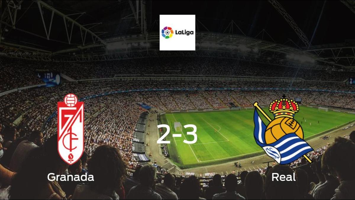 Jubilant Real take all 3 points against Granada, in a 3-2 win